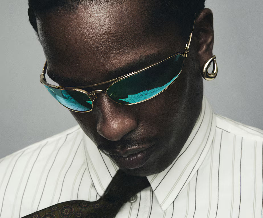 Ray-Ban RB3930 édition limitée par A$AP Rocky Gold Mirror taille 82
