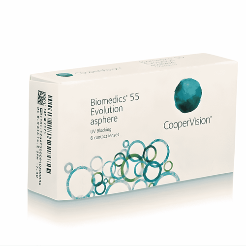 Biomedics 55 Evolution by CooperVision - 6 contact lenses
